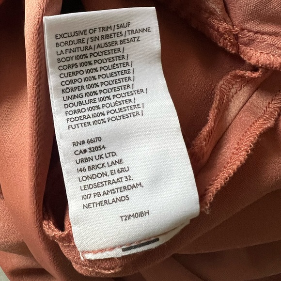 BHLDN Freya Satin Charmeuse  Maxi Dress US Sz 10 Dusty Rose Mauve Pink Bridal - Picture 9 of 16